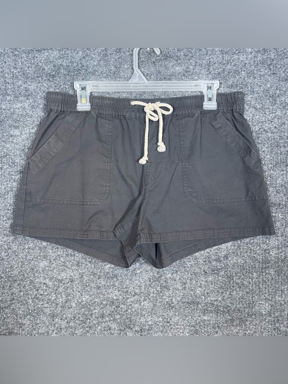Women’s Casual Drawstring Shorts - Charcoal